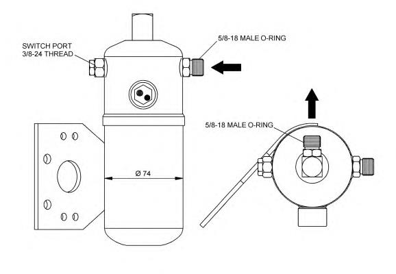 Receptor-secador del aire acondicionado 33291 NRF