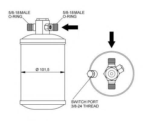 Filtro deshidratante NRF 33292