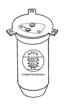 Receptor-secador del aire acondicionado 33072 NRF