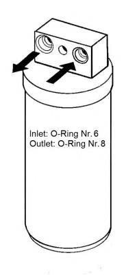 33076 NRF receptor-secador del aire acondicionado