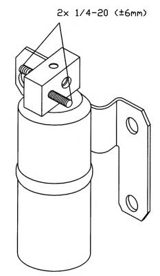 Receptor-secador del aire acondicionado 33144 NRF