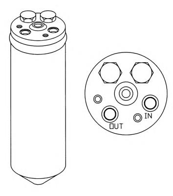 Receptor-secador del aire acondicionado 33126 NRF