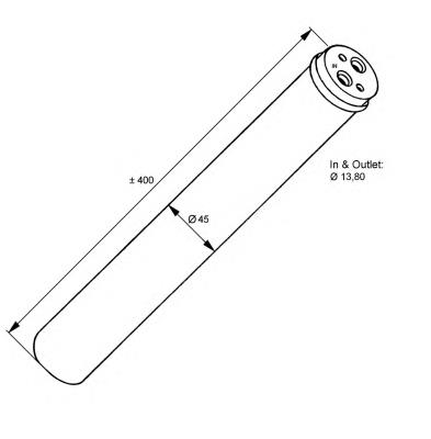 Receptor-secador del aire acondicionado 33118 NRF