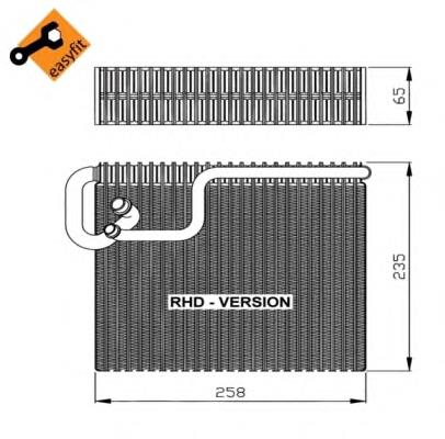 310162 ACR evaporador, aire acondicionado