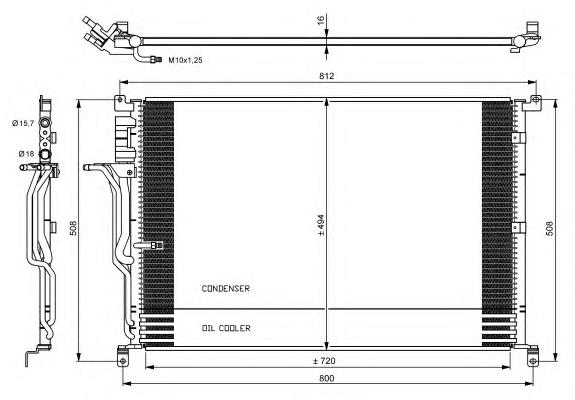 Aire acondicionado capacitor NRF 35923 precio, desde 123,42 EUR