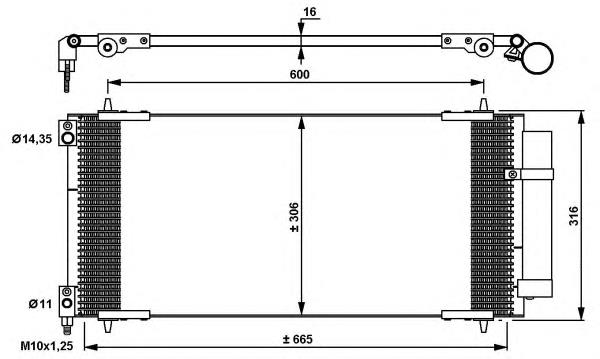 Comprar 35905 NRF Condensador de aire acondicionado