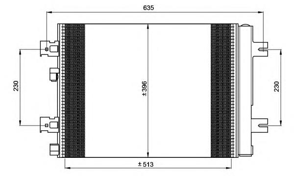 Condensador aire acondicionado 35947 NRF