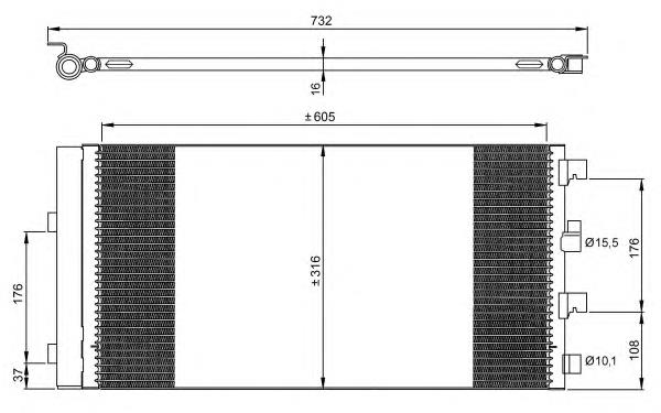 Aire acondicionado capacitor NRF 35969 precio, desde 95,80 EUR