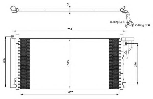 Comprar 35962 NRF Condensador de aire acondicionado