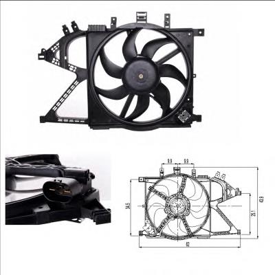 Ventilador, refrigeración motor NRF 47011 precio, desde 86,17 EUR