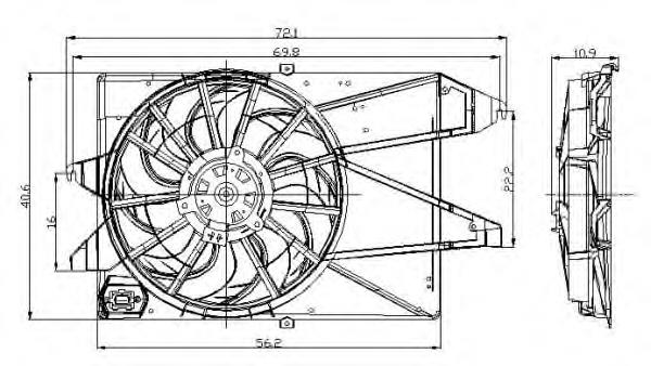 Comprar 47005 NRF Ventilador del motor
