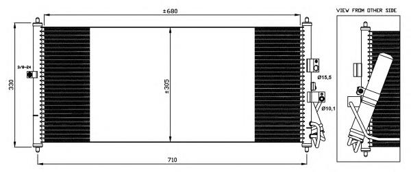 Comprar 35563 NRF Condensador de aire acondicionado