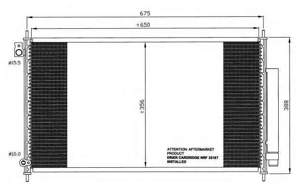 Comprar 35559 NRF Condensador de aire acondicionado