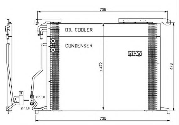Comprar 35578 NRF Condensador de aire acondicionado