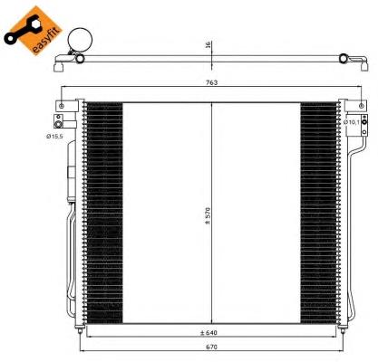 Aire acondicionado capacitor NRF 35582 precio, desde 110,33 EUR