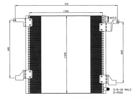 Comprar 35579 NRF Condensador de aire acondicionado