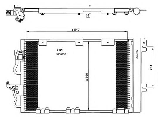 Comprar 35556 NRF Condensador de aire acondicionado