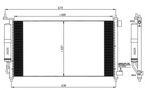 Comprar 35583 NRF Condensador de aire acondicionado