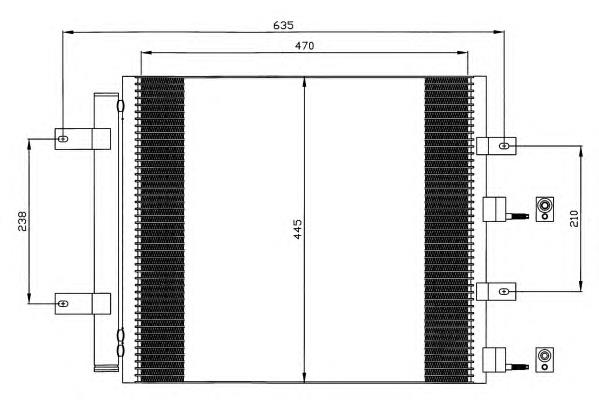 35604 NRF condensador aire acondicionado