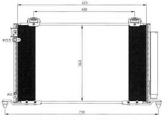 Comprar 35595 NRF Condensador de aire acondicionado
