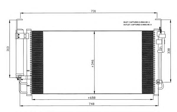 Aire acondicionado capacitor NRF 35473 precio, desde 62,44 EUR