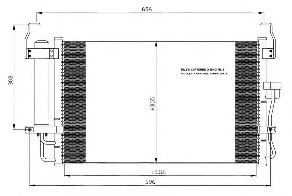 Comprar 35474 NRF Condensador de aire acondicionado