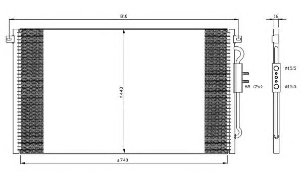 Aire acondicionado capacitor NRF 35448 precio, desde 97,96 EUR