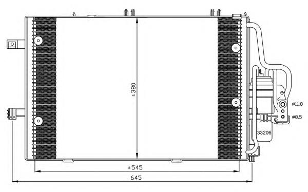 Comprar 35530 NRF Condensador de aire acondicionado