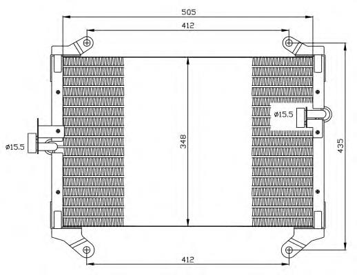 35494 NRF Radiador de aire acondicionado