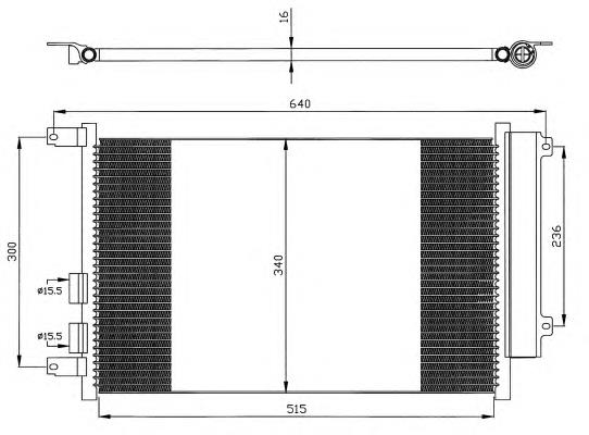 Comprar 35499 NRF Condensador de aire acondicionado