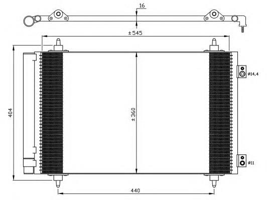 Comprar 35844 NRF Condensador de aire acondicionado