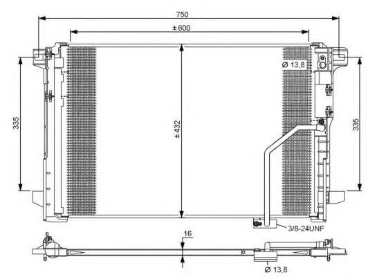 Comprar 35793 NRF Condensador de aire acondicionado