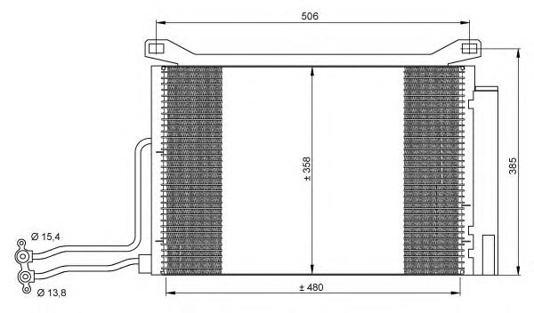 Comprar 35787 NRF Condensador de aire acondicionado