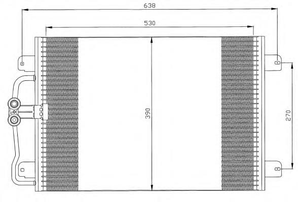 Comprar 35832 NRF Condensador de aire acondicionado