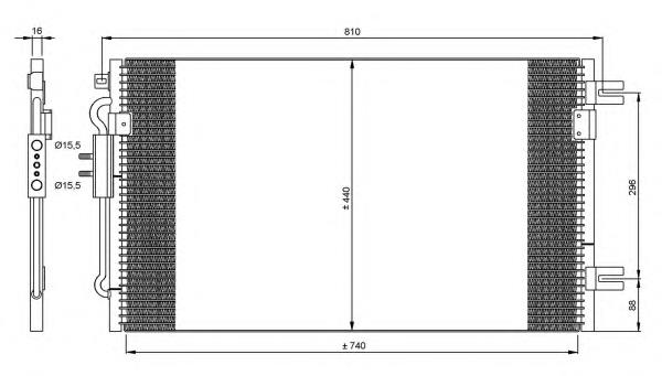 Comprar 35799 NRF Condensador de aire acondicionado