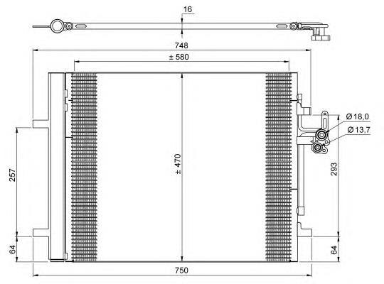 Comprar 35884 NRF Condensador de aire acondicionado