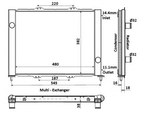 Comprar 35887 NRF Condensador de aire acondicionado