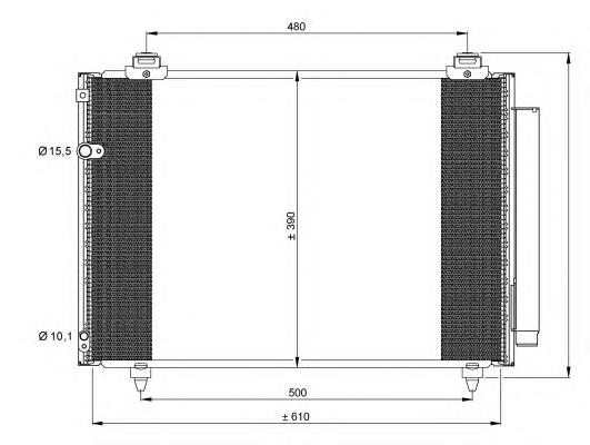 Aire acondicionado capacitor NRF 35860 precio, desde 66,79 EUR