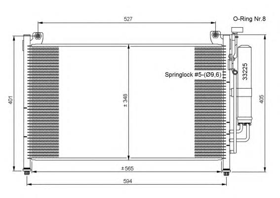 Comprar 35870 NRF Condensador de aire acondicionado