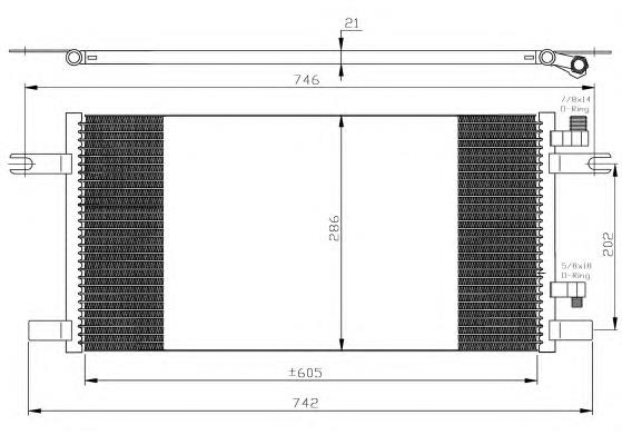 35647 NRF Radiador de aire acondicionado