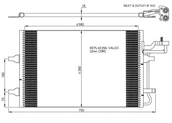 Comprar 35770 NRF Condensador de aire acondicionado