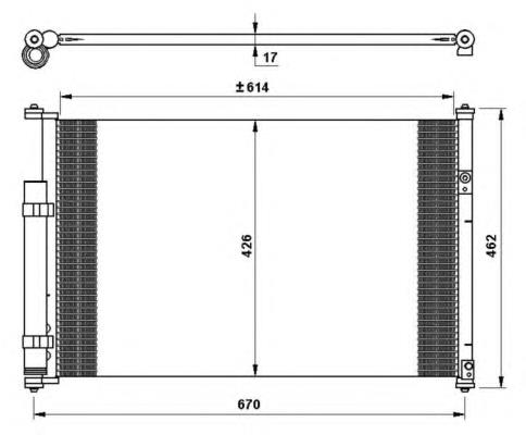 Comprar 35769 NRF Condensador de aire acondicionado