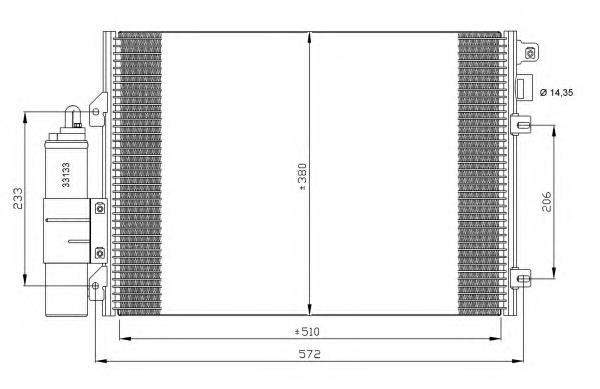 Comprar 35771 NRF Condensador de aire acondicionado