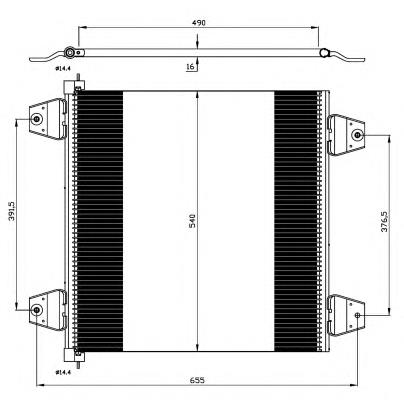 Comprar 35757 NRF Condensador de aire acondicionado