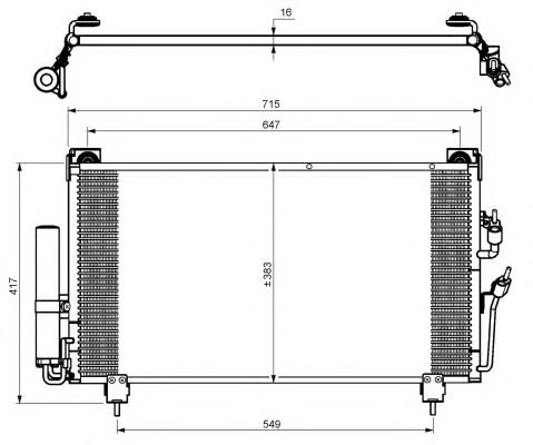 Comprar 35755 NRF Condensador de aire acondicionado