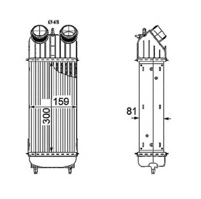 Radiador de aire de admisión NRF 30196 precio, desde 114,69 EUR