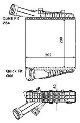 30198 NRF Radiador de intercooler