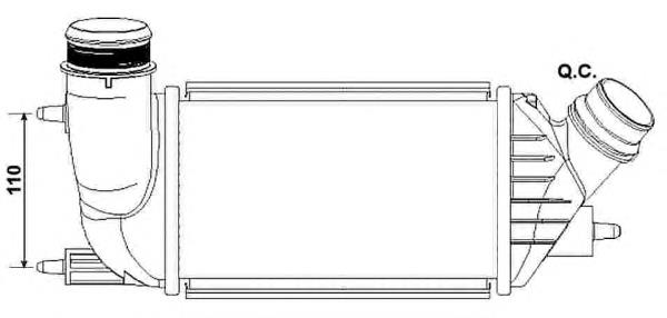 30242 NRF Radiador de intercooler