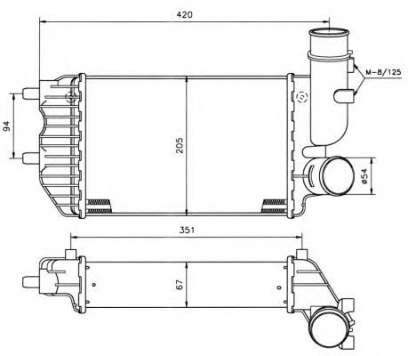 Comprar 30066A NRF Turbo intercooler