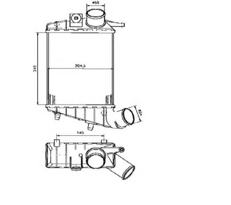 Intercooler 60686738 Fiat/Alfa/Lancia